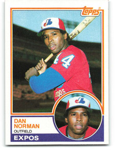 1983 Topps #237 Dan Norman VG Montreal Expos 