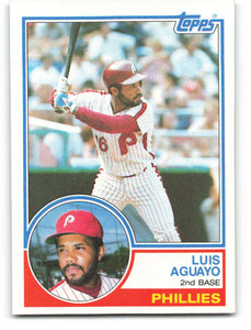 1983 Topps #252 Luis Aguayo VG Philadelphia Phillies 