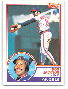 1983 Topps #262 Ron Jackson VG California Angels 