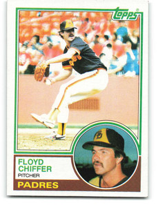 1983 Topps #298 Floyd Chiffer VG RC Rookie San Diego Padres 
