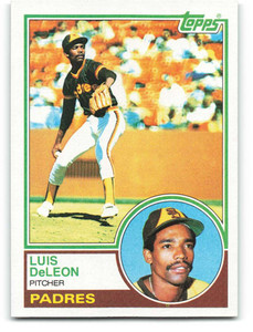 1983 Topps #323 Luis DeLeon VG San Diego Padres 