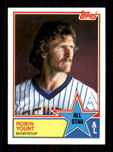 1983 Topps #389 Robin Yount AS VG Milwaukee Brewers 