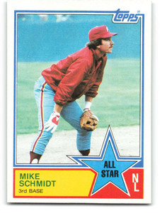 1983 Topps #399 Mike Schmidt AS VG Philadelphia Phillies 