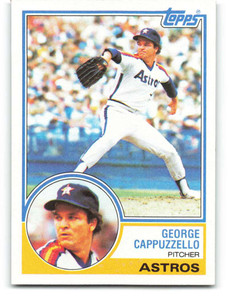 1983 Topps #422 George Cappuzzello VG Houston Astros 
