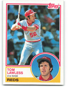 1983 Topps #423 Tom Lawless VG RC Rookie Cincinnati Reds 