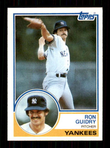 1983 Topps #440 Ron Guidry VG New York Yankees 