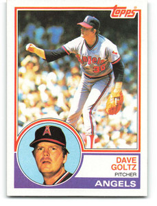 1983 Topps #468 Dave Goltz VG California Angels 