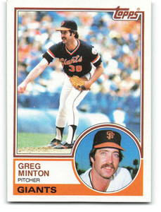 1983 Topps #470 Greg Minton VG San Francisco Giants 