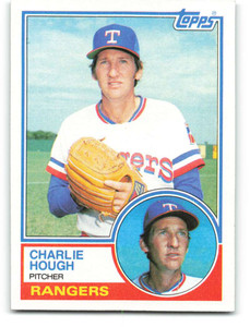 1983 Topps #479 Charlie Hough VG Texas Rangers 
