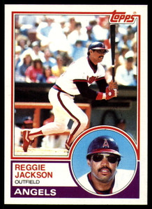 1983 Topps #500 Reggie Jackson VG California Angels 