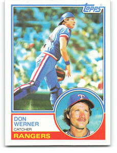 1983 Topps #504 Don Werner VG Texas Rangers 