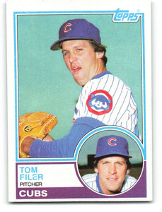 1983 Topps #508 Tom Filer VG RC Rookie Chicago Cubs 