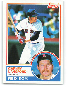 1983 Topps #523 Carney Lansford VG Boston Red Sox 
