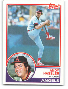 1983 Topps #573 Andy Hassler VG California Angels 