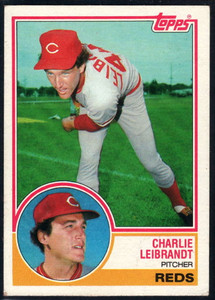 1983 Topps #607 Charlie Leibrandt VG Cincinnati Reds 