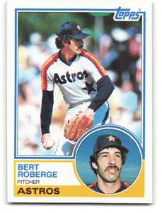 1983 Topps #611 Bert Roberge VG Houston Astros 
