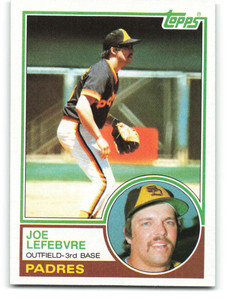 1983 Topps #644 Joe Lefebvre VG San Diego Padres 