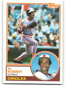 1983 Topps #655 Al Bumbry VG Baltimore Orioles 