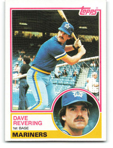 1983 Topps #677 Dave Revering VG Seattle Mariners 