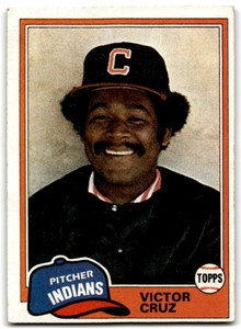 1981 Topps #252 Victor Cruz VG Cleveland Indians 