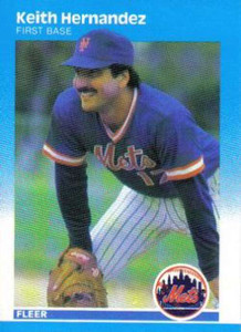 1987 Topps All-Star Keith Hernandez #595 Baseball Card New York Mets