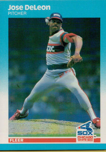 1987 Fleer #494 Jose DeLeon NM Chicago White Sox 