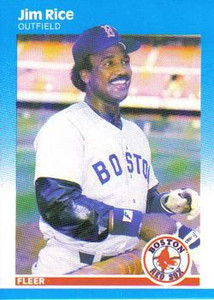 1987 Fleer #41 Jim Rice NM Boston Red Sox 