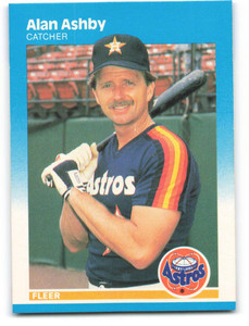 1987 Fleer #50 Alan Ashby NM Houston Astros 