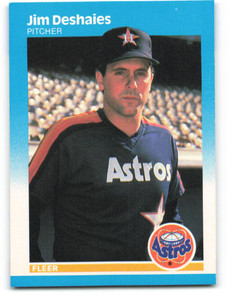 1987 Fleer #56 Jim Deshaies NM RC Rookie Houston Astros 