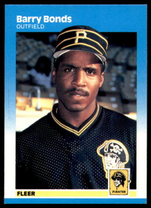 SOLD 17335 1987 Fleer #604 Barry Bonds NM RC Rookie Pittsburgh Pirates 