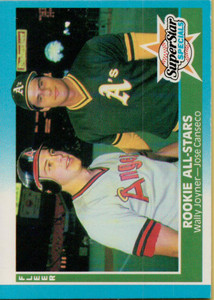 1987 Fleer #628 Wally Joyner/Jose Canseco Rookie All-Stars NM California Angels/Oakland Athletics 