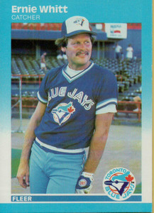 1987 Fleer #240 Ernie Whitt NM Toronto Blue Jays 