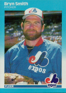 1987 Fleer #332 Bryn Smith NM Montreal Expos 