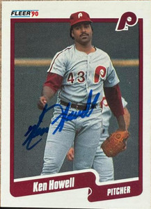 Ken Howell Autographed 1990 Fleer #561