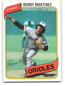 1980 Topps #10 Dennis Martinez VG Baltimore Orioles 