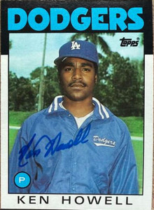 Ken Howell Autographed 1986 Topps #654