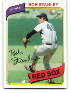 1980 Topps #63 Bob Stanley VG Boston Red Sox 