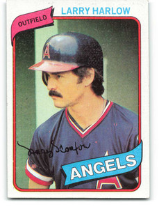 1980 Topps #68 Larry Harlow VG California Angels 