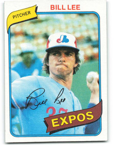 1980 Topps #97 Bill Lee VG Montreal Expos 
