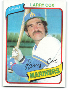 1980 Topps #116 Larry Cox VG Seattle Mariners 