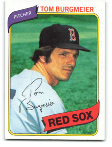 1980 Topps #128 Tom Burgmeier VG Boston Red Sox 