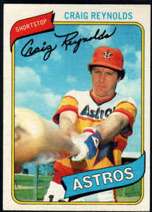 1980 Topps #129 Craig Reynolds VG Houston Astros 