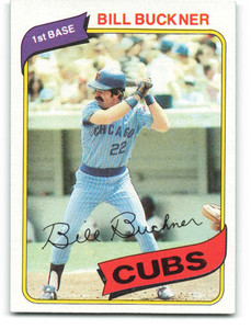 1980 Topps #135 Bill Buckner VG Chicago Cubs 