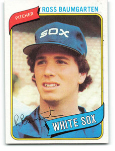 1980 Topps #138 Ross Baumgarten VG Chicago White Sox 