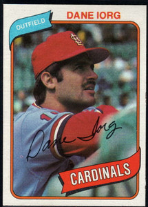 1980 Topps #139 Dane Iorg VG RC Rookie St. Louis Cardinals 