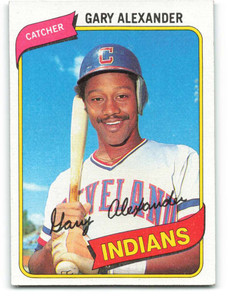1980 Topps #141 Gary Alexander VG Cleveland Indians 