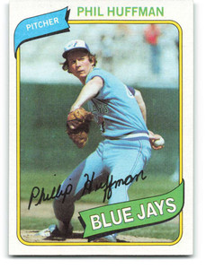 1980 Topps #142 Phil Huffman VG RC Rookie Toronto Blue Jays 