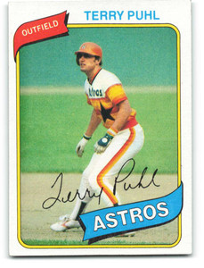 1980 Topps #147 Terry Puhl VG Houston Astros 