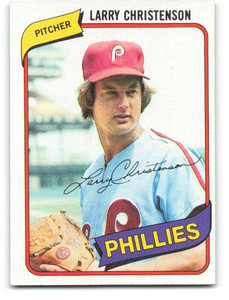1980 Topps #161 Larry Christenson VG Philadelphia Phillies 