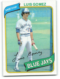 1980 Topps #169 Luis Gomez VG Toronto Blue Jays 